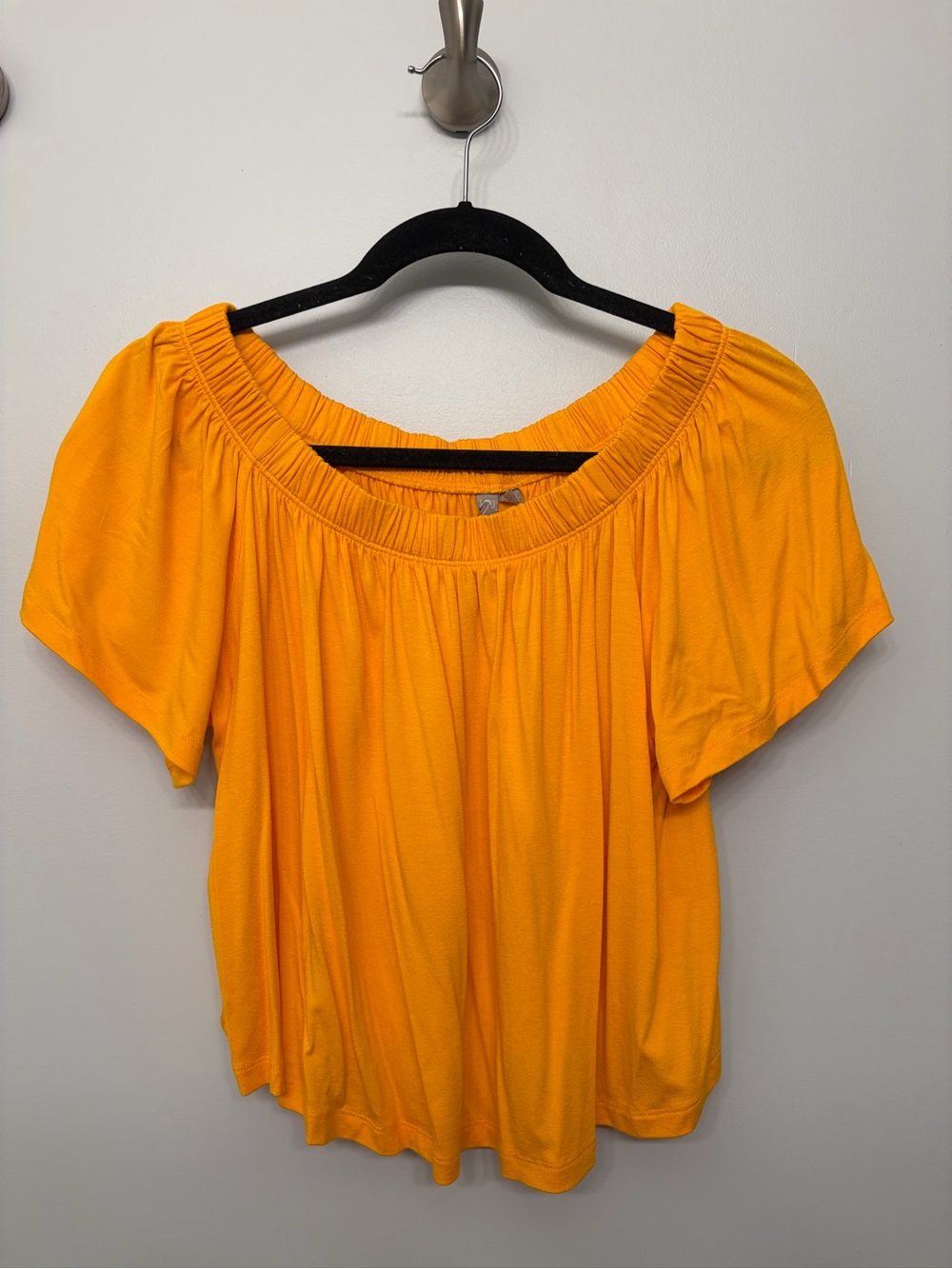 ASOS Women's Off-Shoulder Blouson Top - Bright Orange